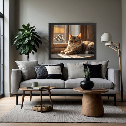Art mural Chat Apaisé