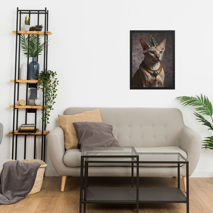 Œuvre murale Chat Sphynx Royal
