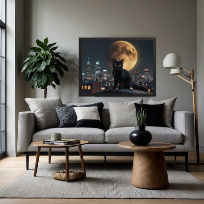 Art mural Chat Urbain Mystique 
