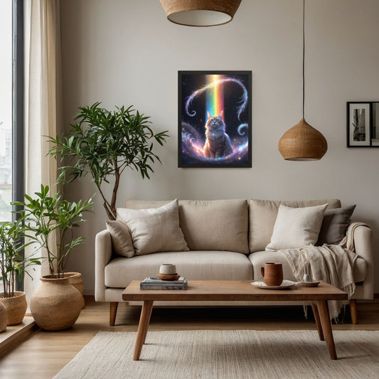 Cadre mural Chat Arc