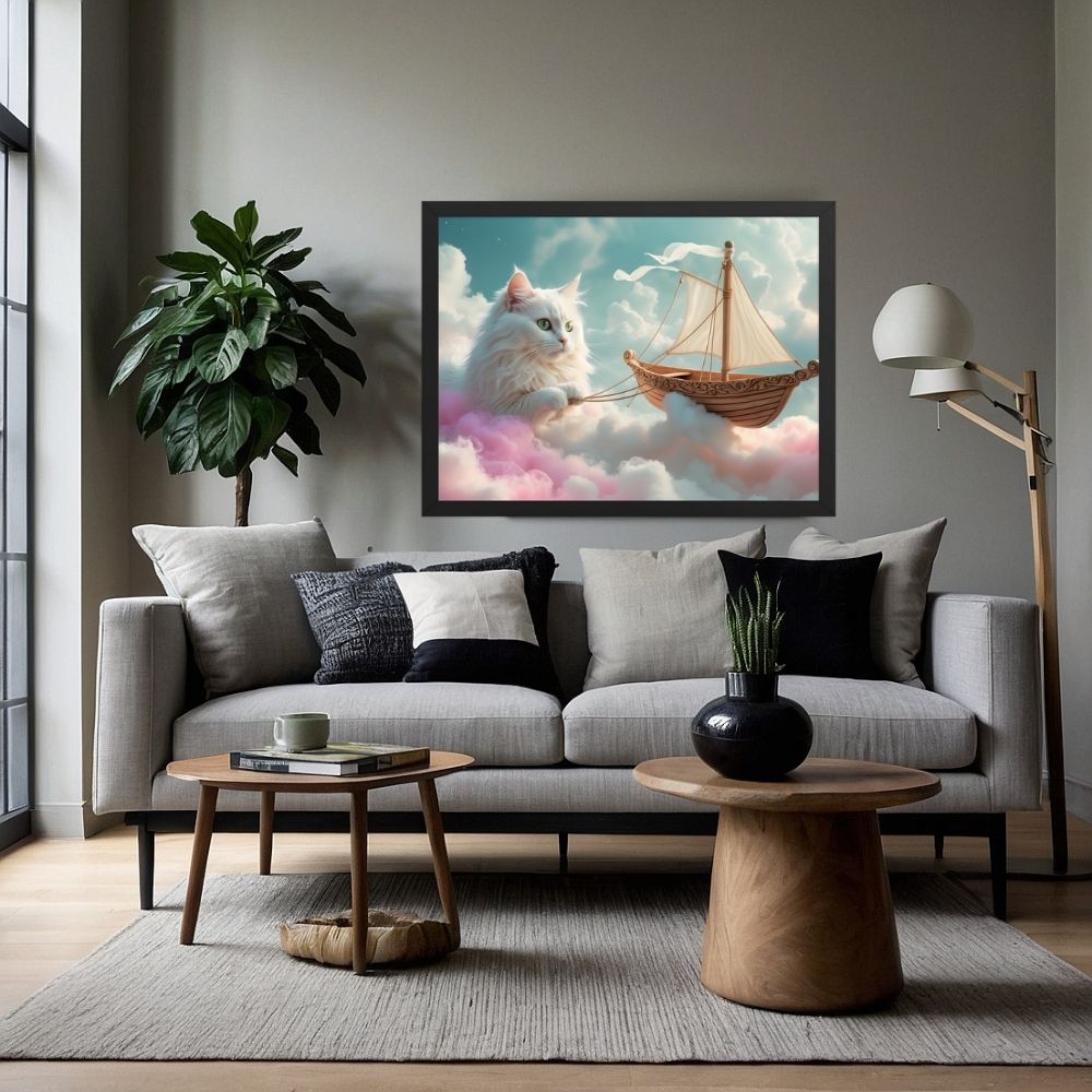 Art mural Chat Navigateur