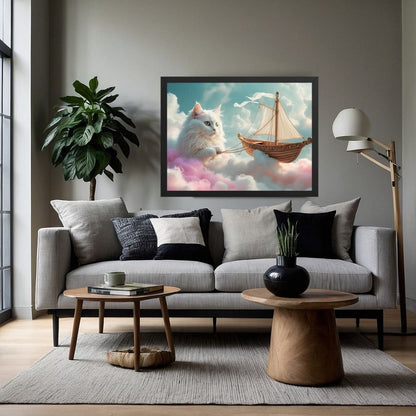 Art mural Chat Navigateur