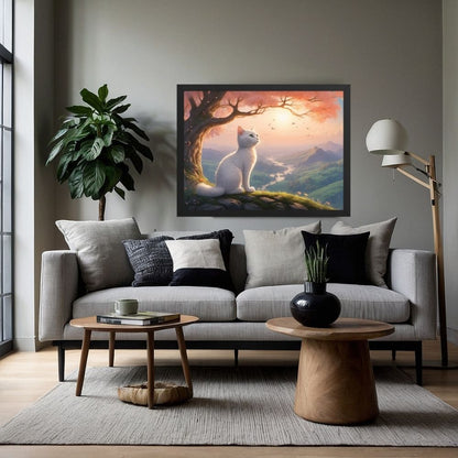 Art mural Chat Paisible