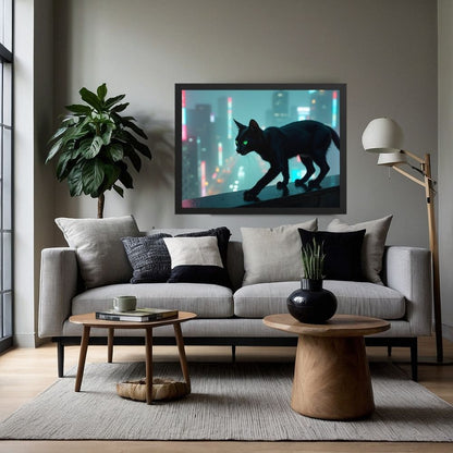 Art mural Chat Urbain