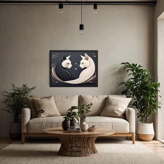 Cadre mural Chat Moderne