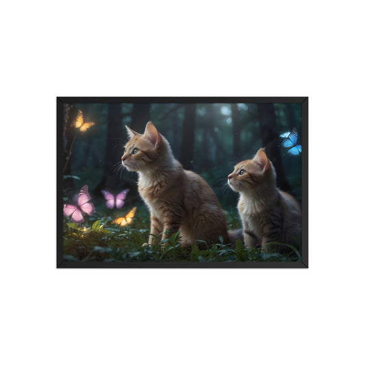 Tableau Chaton Féérique