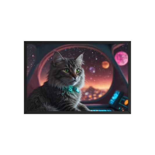 Tableau Chat Cosmique