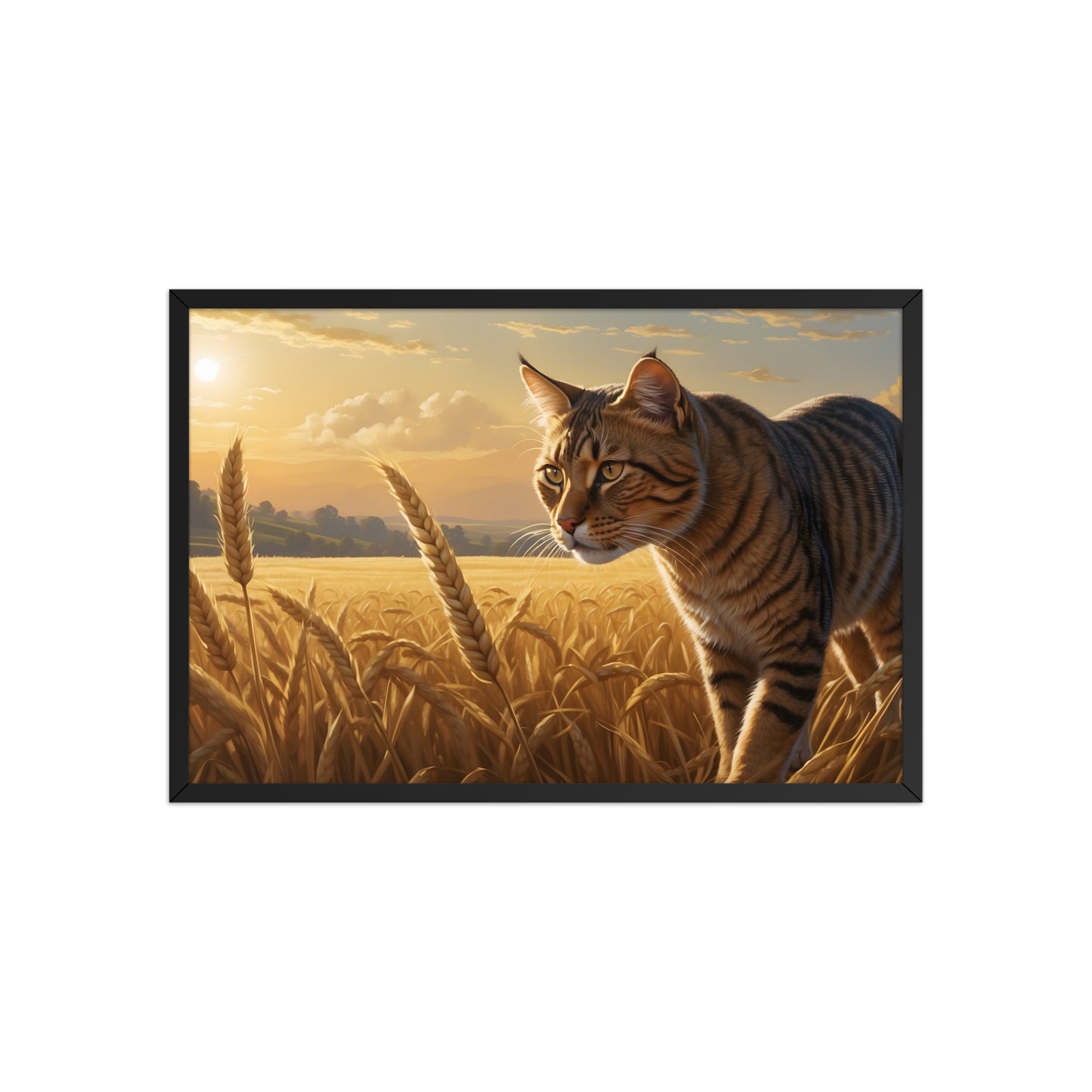 Tableau Chat Champêtre