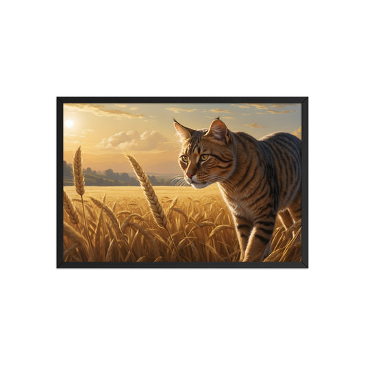 Tableau Chat Champêtre