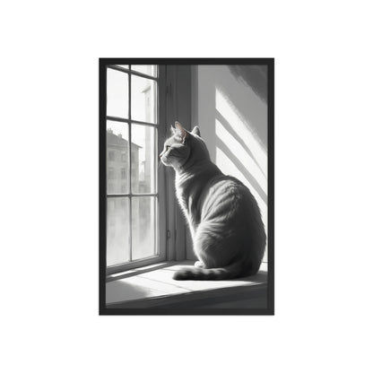 Tableau Chat Contemplatif
