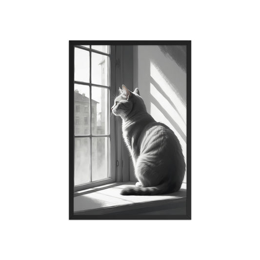 Tableau Chat Contemplatif