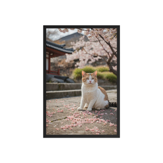 Tableau Chat Printanier