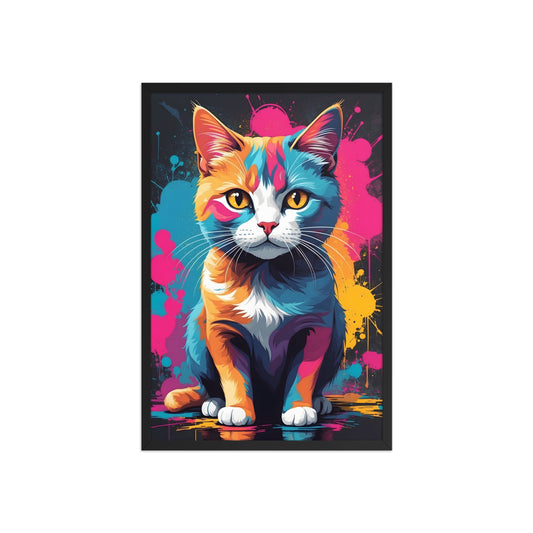 Tableau Chat Coloré