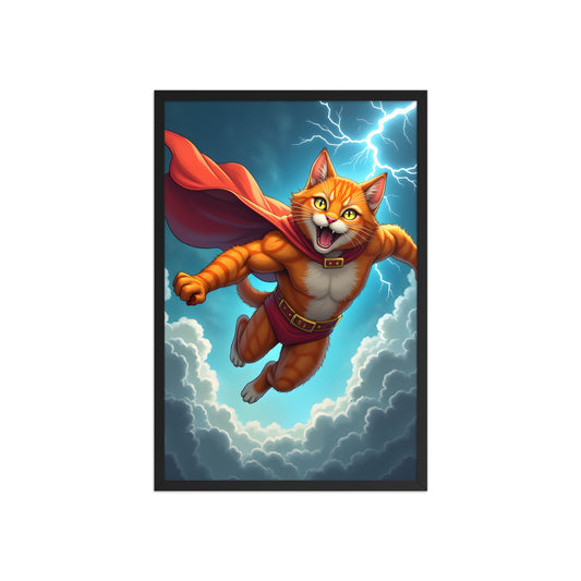 Tableau Chat Superhéros
